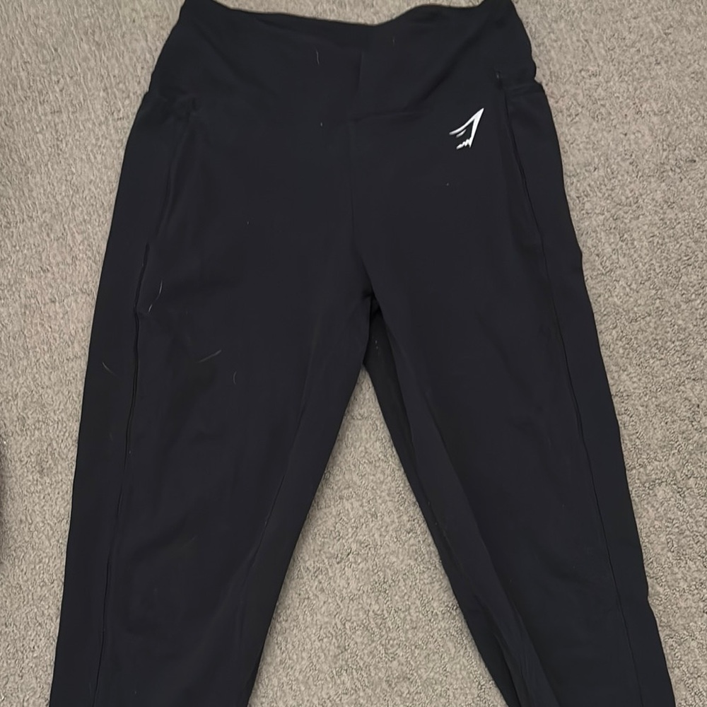 Gymshark Black Leggings Slim Fit Athletic Wear
